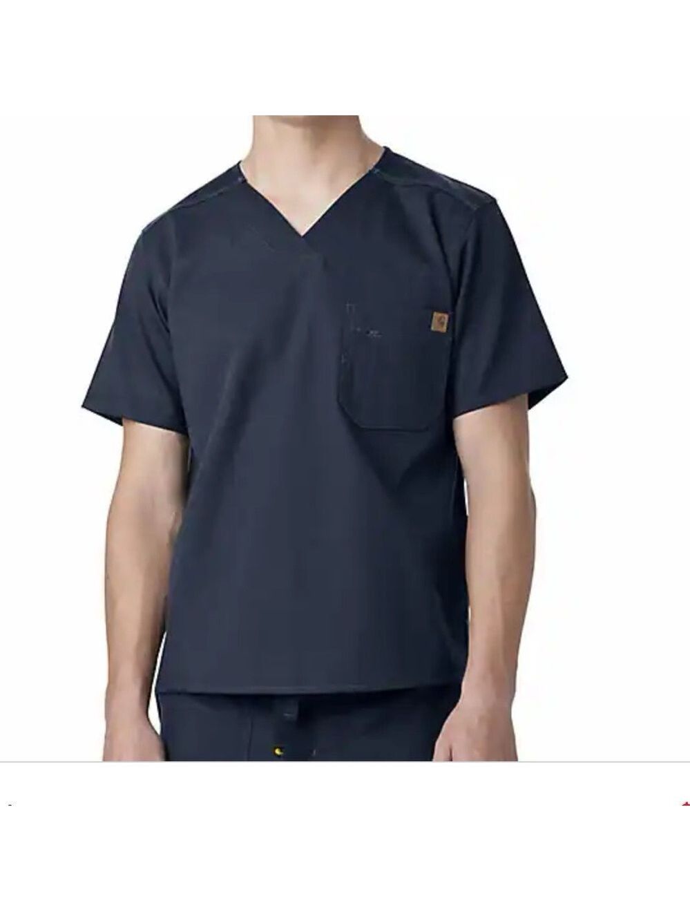 Men's Carhartt Blue Short Sleeve Scrub Top Size M - Picture 13 of 14